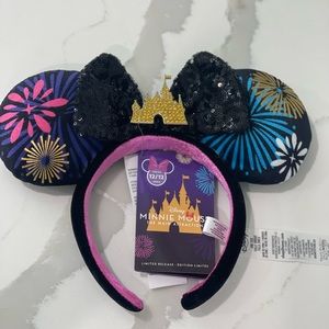 Fireworks Ears Minnie Mouse The Main Attraction Mickey Headband Disney Castle